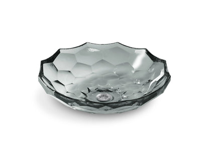 KOHLER K-2373-TG8 Briolette 17-1/2" round vessel bathroom sink, no overflow - Translucent Stone