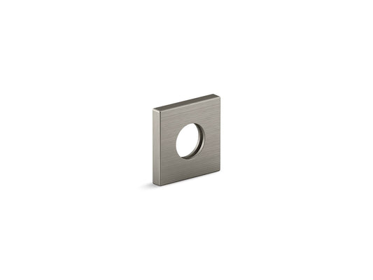 KOHLER K-76335-BN Shower Arm Trim Kit, Square In Vibrant Brushed Nickel