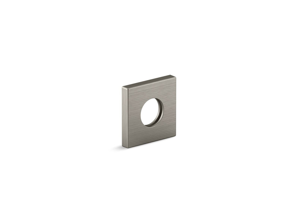 KOHLER K-76335-BN Shower Arm Trim Kit, Square - Vibrant Brushed Nickel