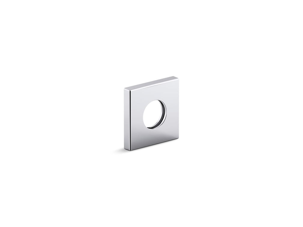 KOHLER K-76335-2MB Shower Arm Trim Kit, Square - Vibrant Brushed Moderne Brass