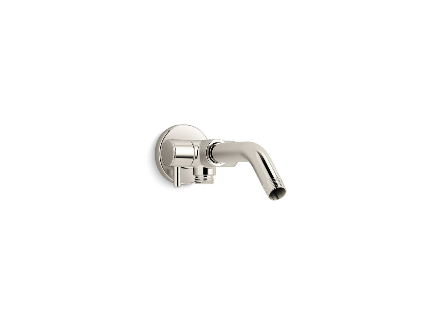 KOHLER K-76330-SN Shower Arm With 3-Way Diverter In Vibrant Polished Nickel