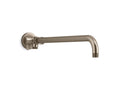 KOHLER K-76332-BV Wall-Mount Rainhead Arm With 3-Way Diverter - Vibrant Brushed Bronze