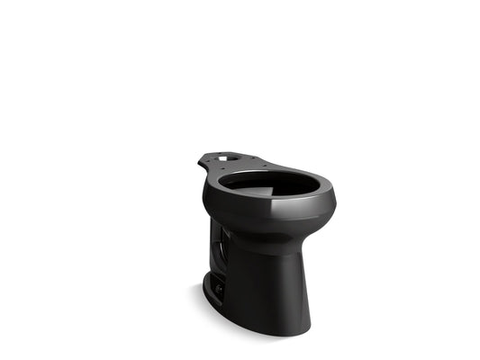 KOHLER K-5393-7 Highline Round-Front Toilet Bowl In Black Black