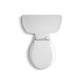 KOHLER K-5481-0 Highline Two-Piece Round-Front Toilet, 1.28 Gpf In White