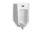 KOHLER K-32590-96 Bardon Wall-Hung Rear-Spud Touchless Urinal, 0.5 Gpf - Biscuit