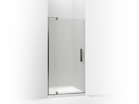 KOHLER K-707500-D3-ABZ Revel Pivot Shower Door, 70" H X 27-5/16 - 31-1/8" W, With 1/4" Thick Frosted Glass In Anodized Dark Bronze