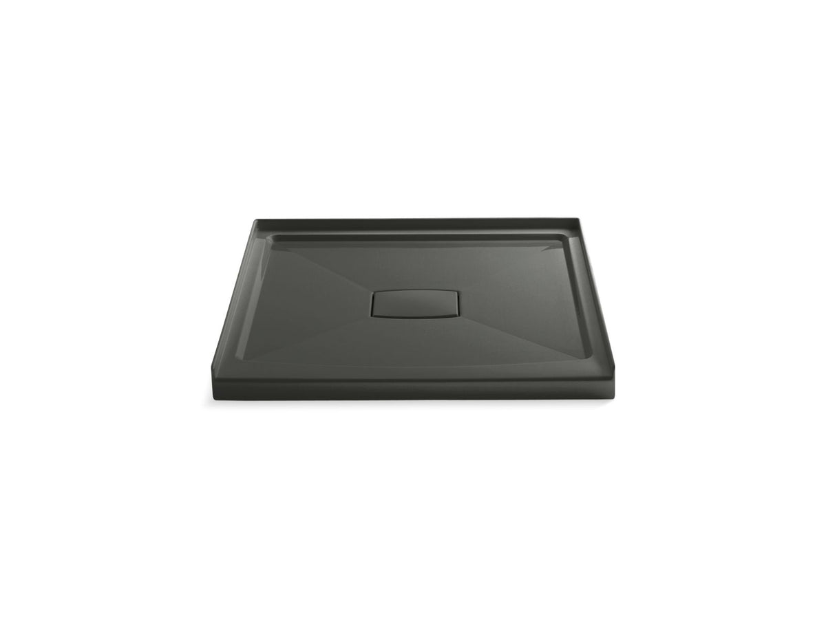KOHLER K-9393-58 Archer 42" X 42" Alcove Shower Base, Center Drain - Thunder Grey