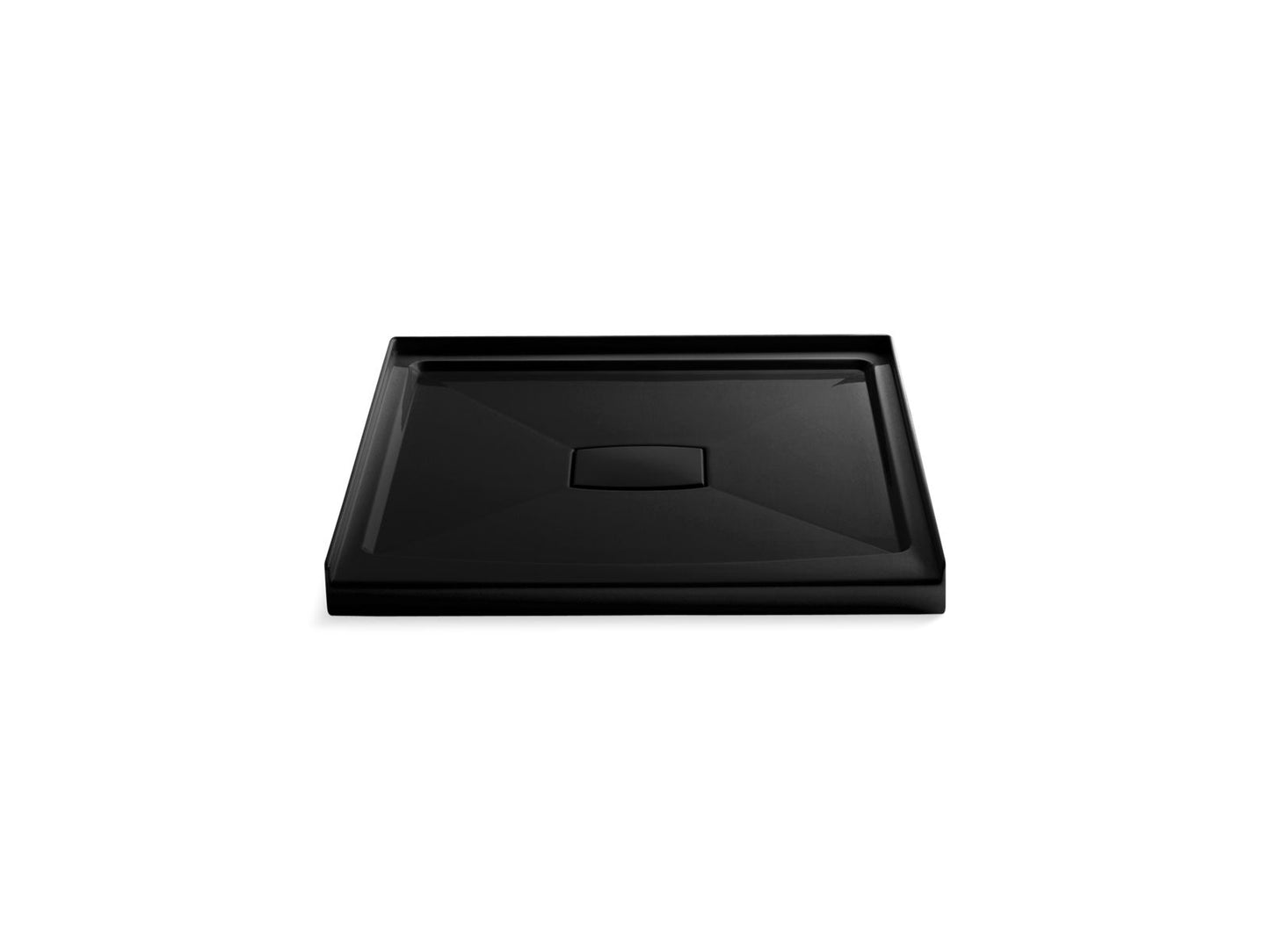 KOHLER K-9393-7 Archer 42" X 42" Alcove Shower Base, Center Drain In Black Black