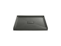KOHLER K-9394-58 Archer 48" X 48" Alcove Shower Base, Center Drain In Thunder Grey