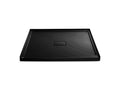 KOHLER K-9395-7 Archer 60" X 60" Alcove Shower Base, Center Drain In Black Black