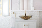 KOHLER K-2373-TG2 Briolette 17-1/2" Round Vessel Bathroom Sink, No Overflow - Translucent Dew
