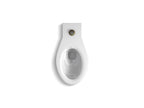 KOHLER K-4388-0 Anglesey Floor-Mount Top Spud Flushometer Bowl With Integral Seat - White