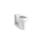 KOHLER K-4398-0 Anglesey Floor-Mount Rear Spud Flushometer Bowl With Integral Seat - White