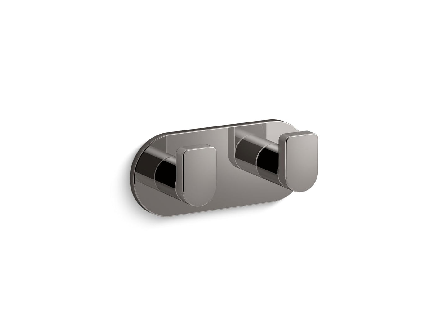 KOHLER K-73146-TT Composed Double Robe Hook In Vibrant Titanium