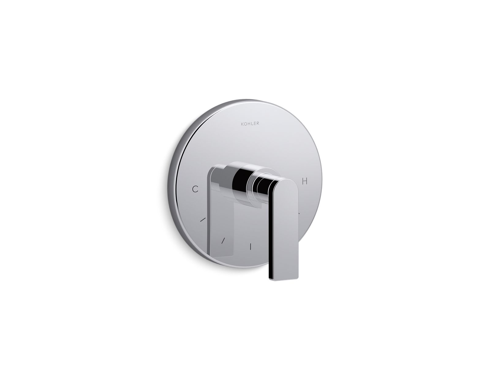 KOHLER K-T73133-4-CP Composed Mastershower Temperature Control Valve Trim With Lever Handle - Polished Chrome