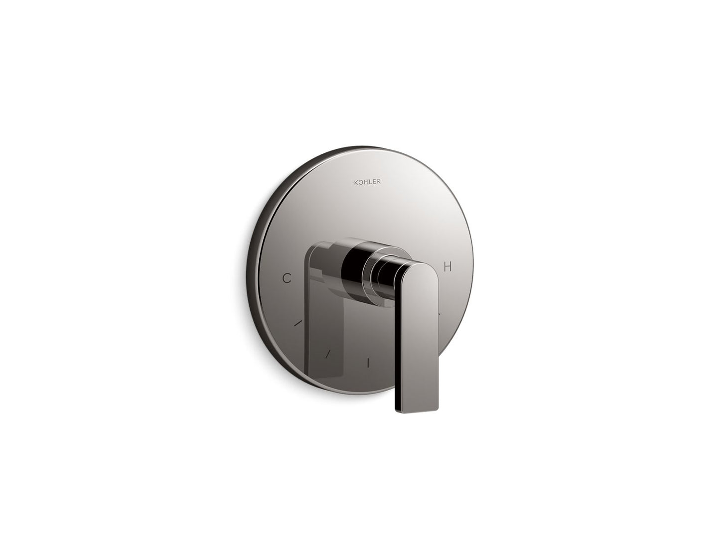 KOHLER K-T73133-4-TT Composed Mastershower Temperature Control Valve Trim With Lever Handle In Vibrant Titanium