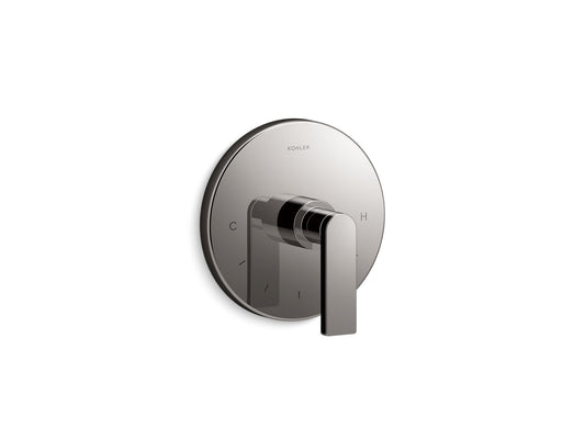 KOHLER K-T73133-4-TT Composed MasterShower temperature control valve trim with lever handle - Vibrant Titanium