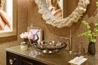 KOHLER K-2373-TG2 Briolette 17-1/2" Round Vessel Bathroom Sink, No Overflow - Translucent Dew