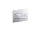 KOHLER K-5413-0 Cue Flush Actuator Plate For 2"X 4" In-Wall Tank And Carrier System - White