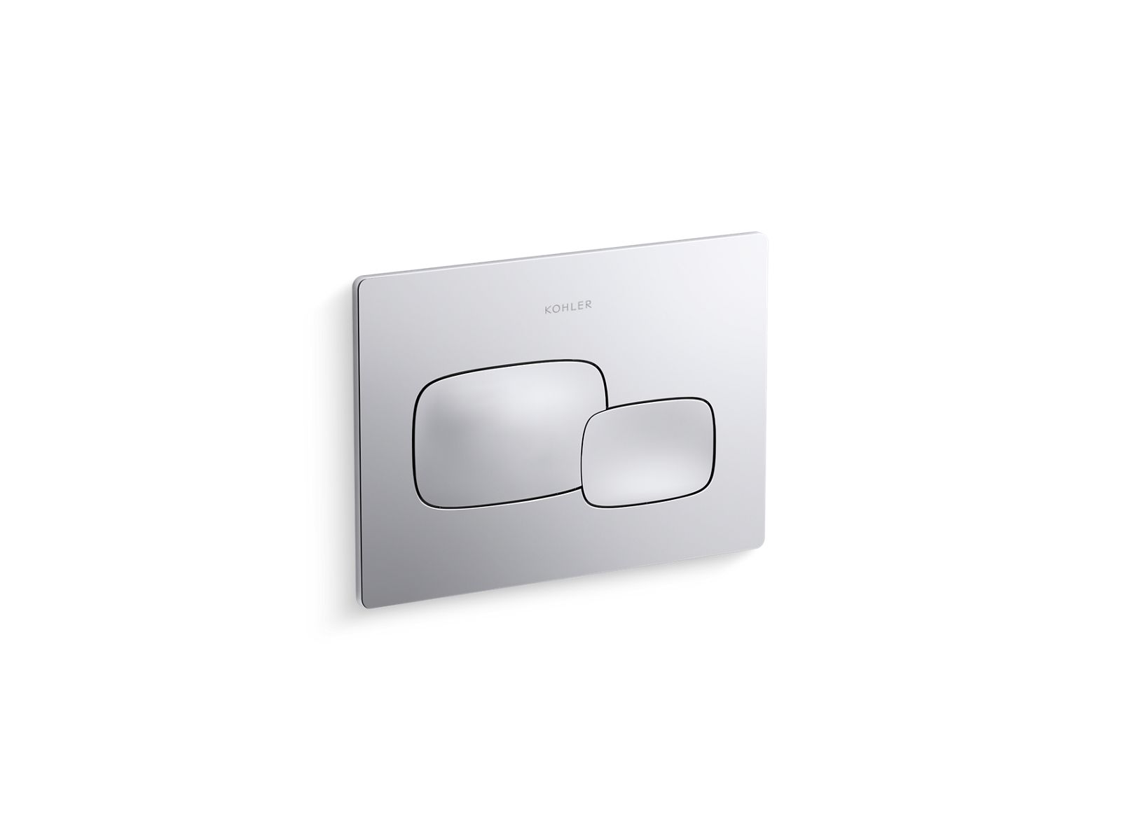 KOHLER K-5413-0 Cue Flush Actuator Plate For 2"X 4" In-Wall Tank And Carrier System - White