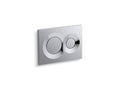 KOHLER K-75890-CP Lynk Flush Actuator Plate For 2"X 4" In-Wall Tank And Carrier System - Polished Chrome