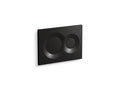 KOHLER K-75890-7 Lynk Flush Actuator Plate For 2"X 4" In-Wall Tank And Carrier System - Black Black