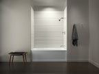 KOHLER K-1123-RA-0 Archer 60" X 32" Alcove Bath, Right Drain - White