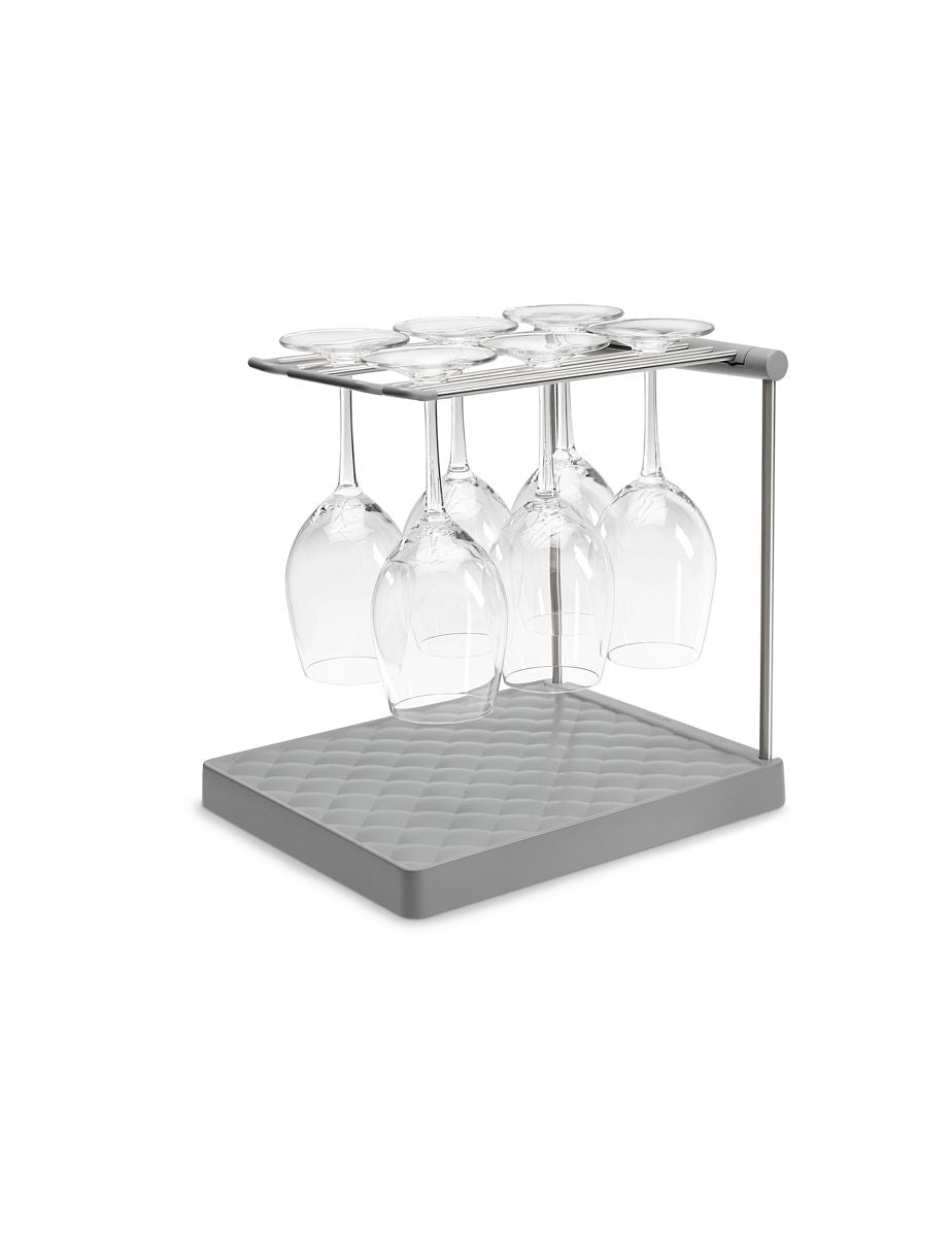 KOHLER K-8628-CHR Wine Glass Drying Rack In Charcoal