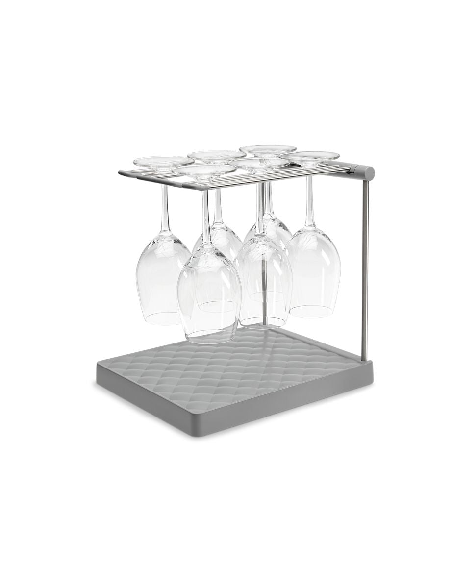 KOHLER K-8628-CHR Wine Glass Drying Rack - Charcoal