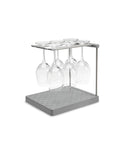 KOHLER K-8628-CHR Wine Glass Drying Rack - Charcoal