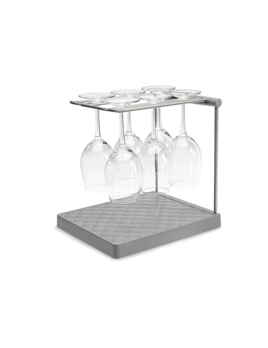 KOHLER K-8628-CHR Wine glass drying rack - Charcoal