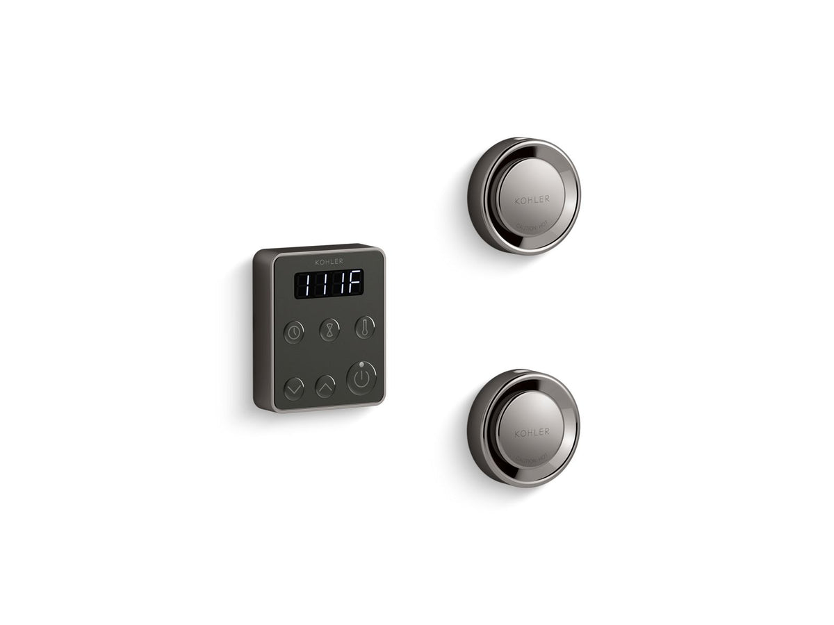KOHLER K-5558-TT Invigoration Series Tandem Steam Generator Control Kit - Vibrant Titanium
