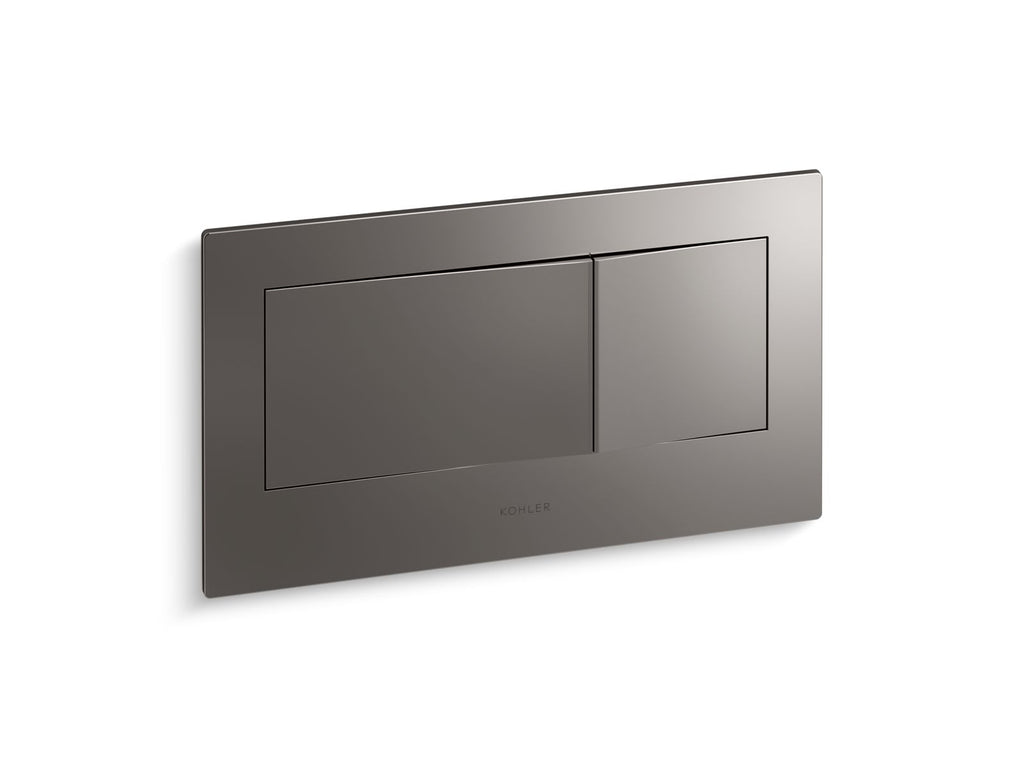 KOHLER K-6298-TT Veil Flush Actuator Plate For 2"X6" In-Wall Tank And Carrier System - Vibrant Titanium