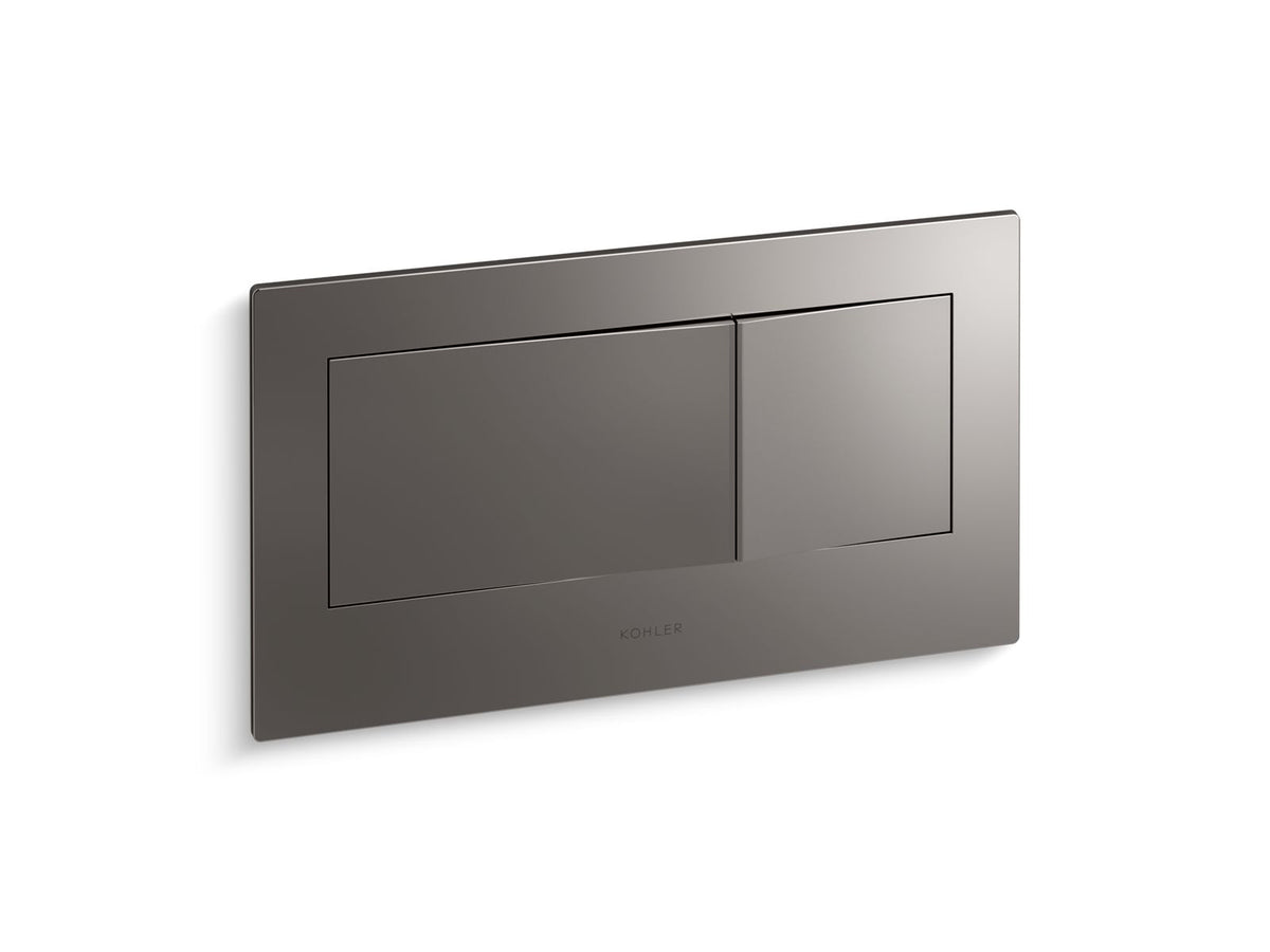 KOHLER K-6298-TT Veil Flush Actuator Plate For 2"X6" In-Wall Tank And Carrier System - Vibrant Titanium