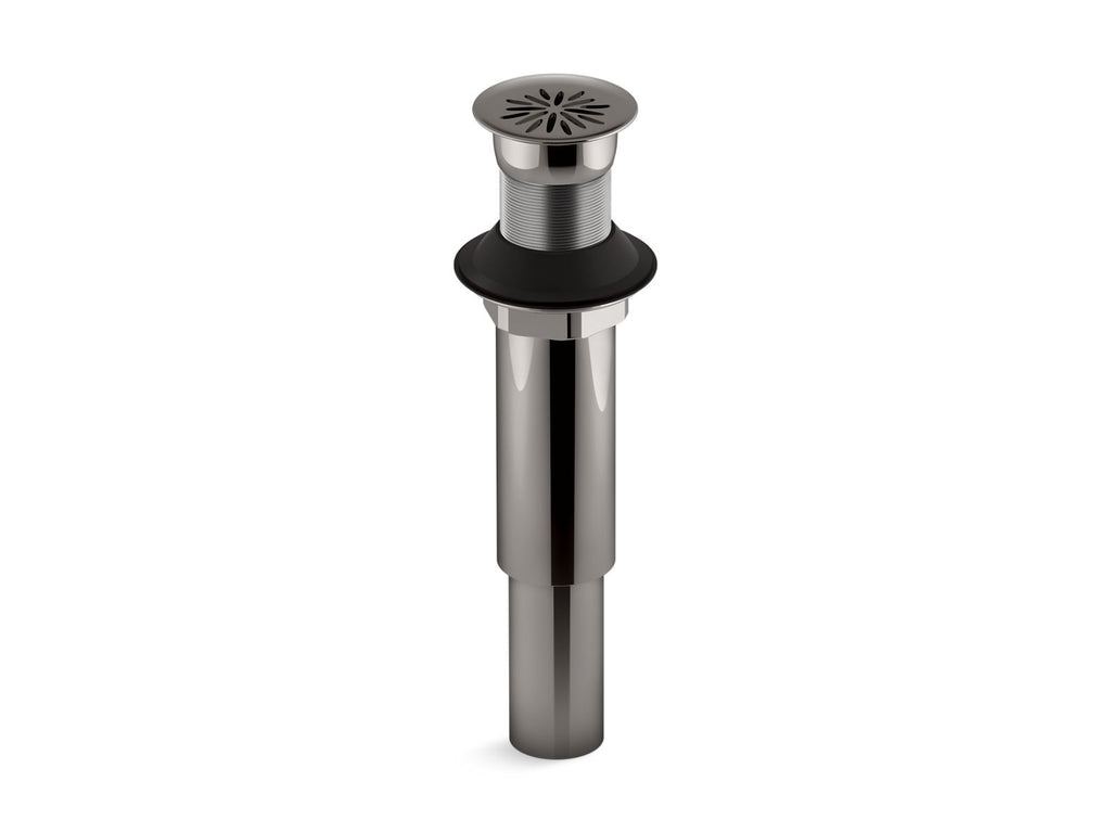 KOHLER K-7107-TT Decorative Grid Drain Without Overflow - Vibrant Titanium