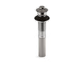 KOHLER K-7127-TT Bathroom Sink Drain With Non-Removable Metal Stopper And Without Overflow - Vibrant Titanium
