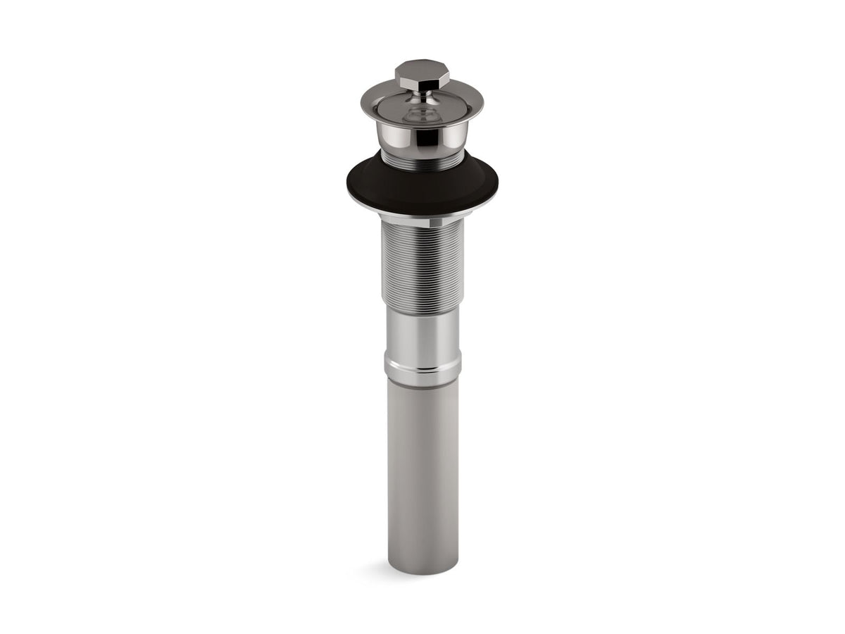 KOHLER K-7127-TT Bathroom Sink Drain With Non-Removable Metal Stopper And Without Overflow - Vibrant Titanium
