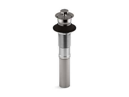 KOHLER K-7127-TT Bathroom sink drain with non-removable metal stopper and without overflow - Vibrant Titanium