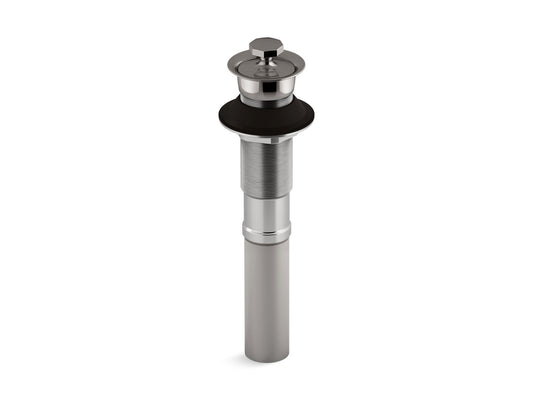 KOHLER K-7127-TT Bathroom sink drain with non-removable metal stopper and without overflow - Vibrant Titanium
