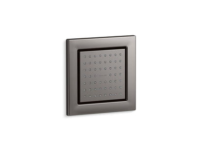 KOHLER K-8002-TT WaterTile Square 54-nozzle single-function body spray, 2.5 gpm - Vibrant Titanium
