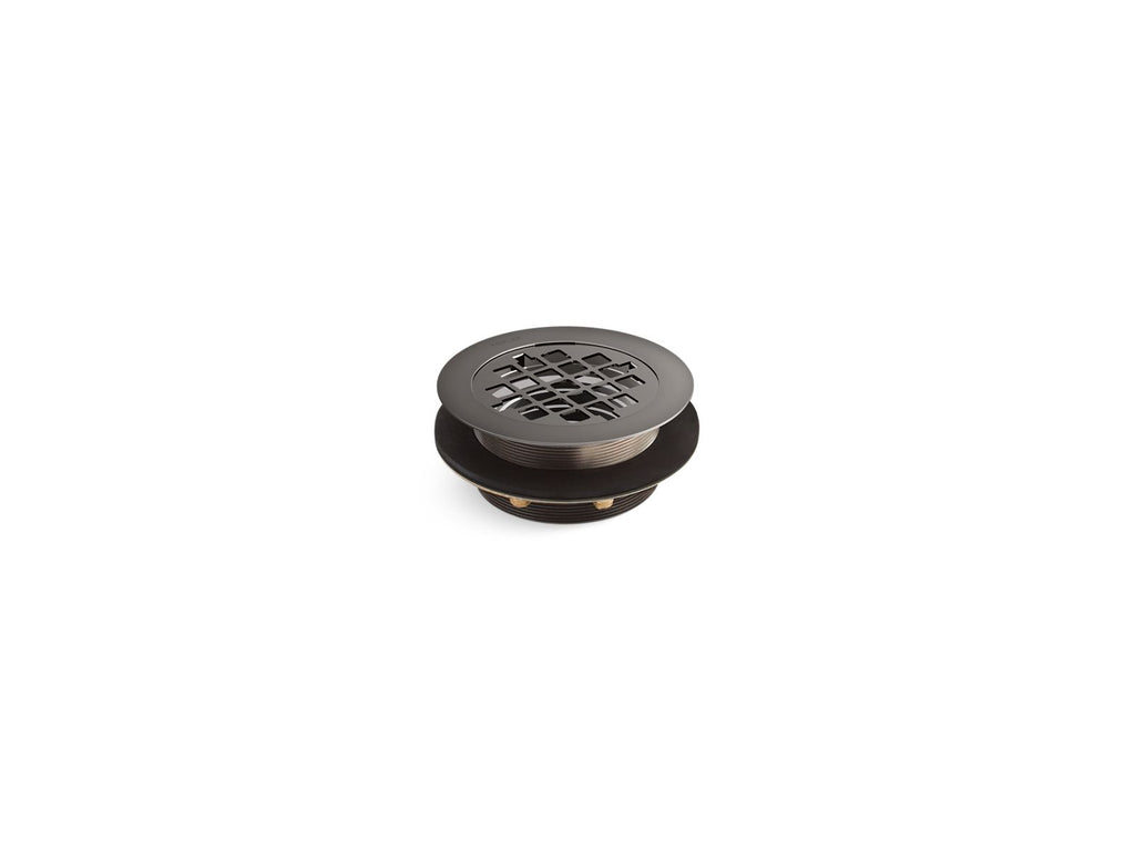 KOHLER K-9132-TT Round Shower Drain For Use With Plastic Pipe, Gasket Included - Vibrant Titanium