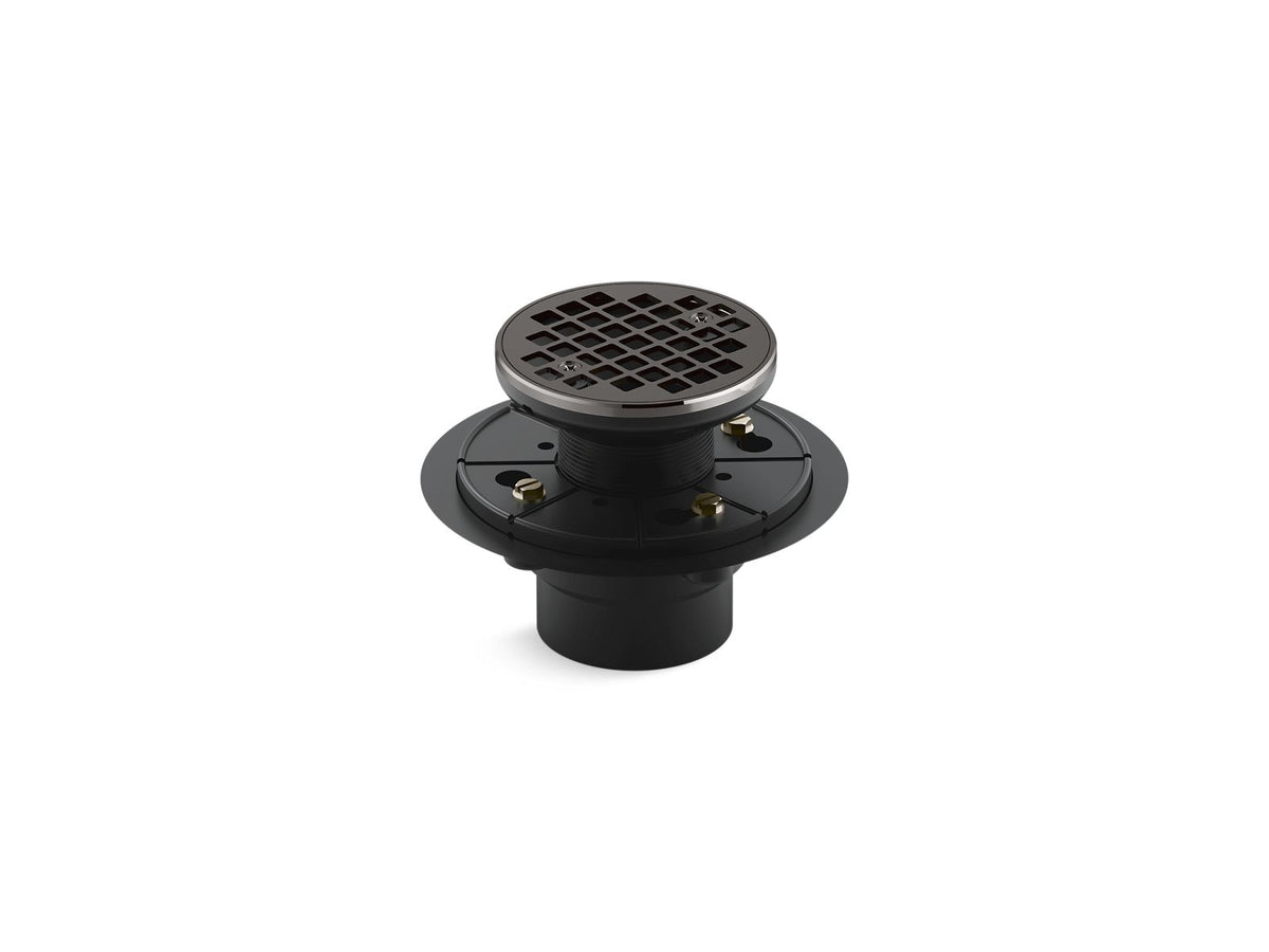 KOHLER K-9135-TT Clearflo Round Design Tile-In Shower Drain - Vibrant Titanium