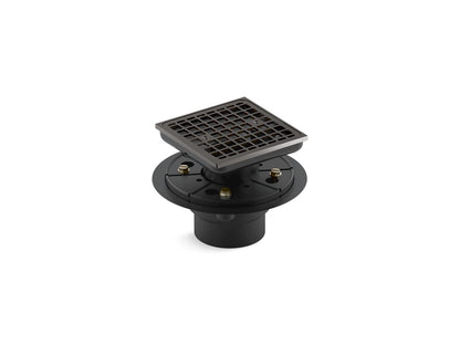 KOHLER K-9136-TT Clearflo Square design tile-in shower drain - Vibrant Titanium