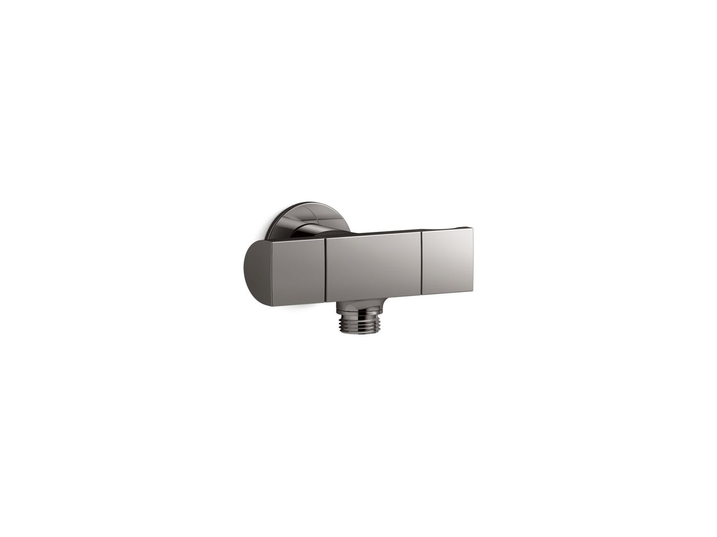 KOHLER K-98355-TT Exhale Wall-Mount Handshower Holder With Supply Elbow And Volume Control In Vibrant Titanium