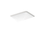 KOHLER K-20000-7 Caxton 20-1/2" Rectangular Undermount Bathroom Sink - Black Black