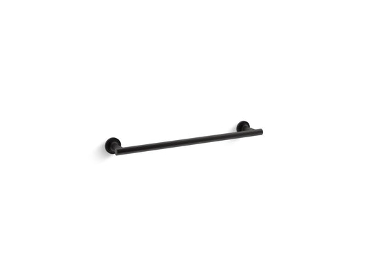 KOHLER K-14435-BL Purist 18" Towel Bar In Matte Black