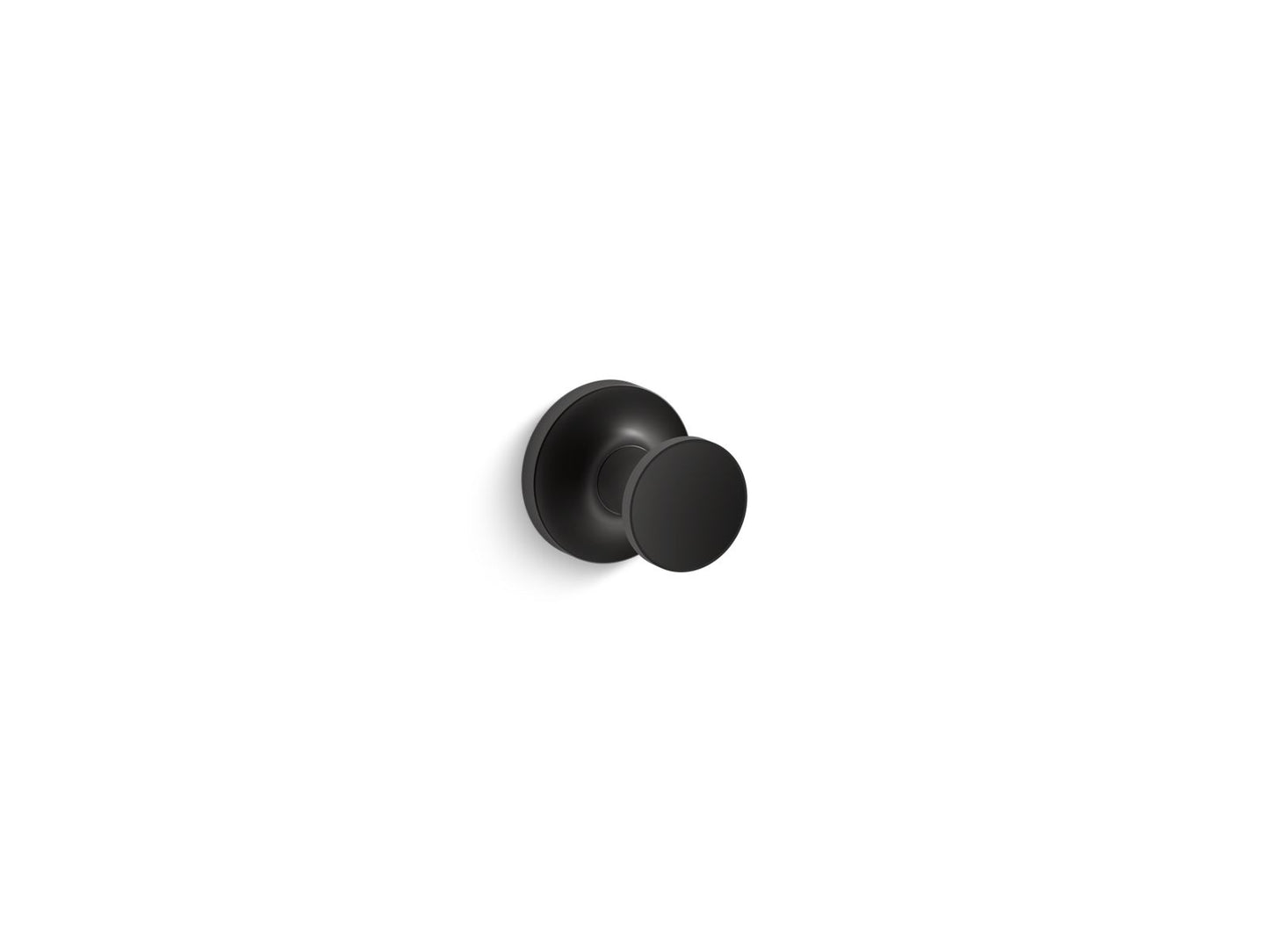 KOHLER K-14443-BL Purist Robe Hook In Matte Black