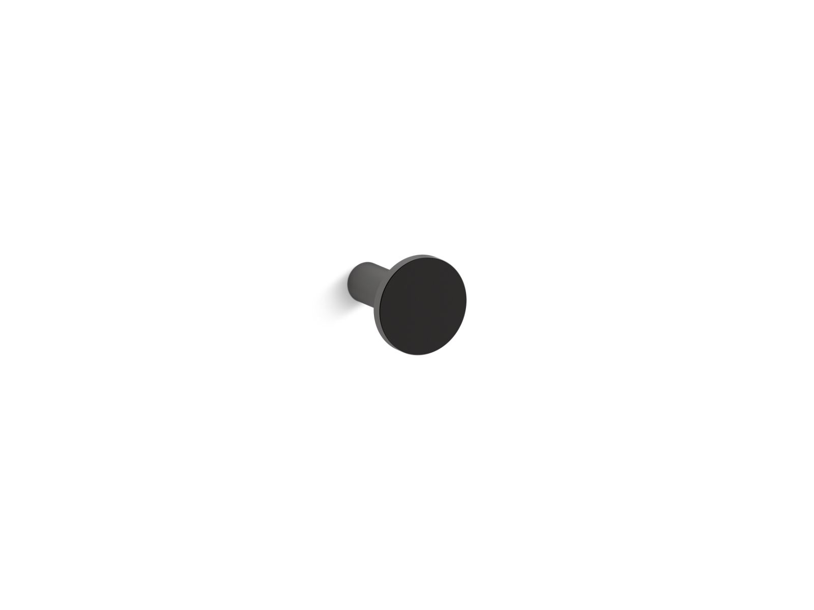 KOHLER K-14484-BL Purist Cabinet Knob - Matte Black