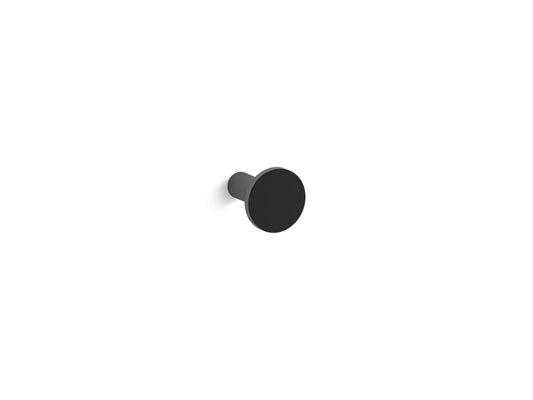 KOHLER K-14484-BL Purist Cabinet knob - Matte Black