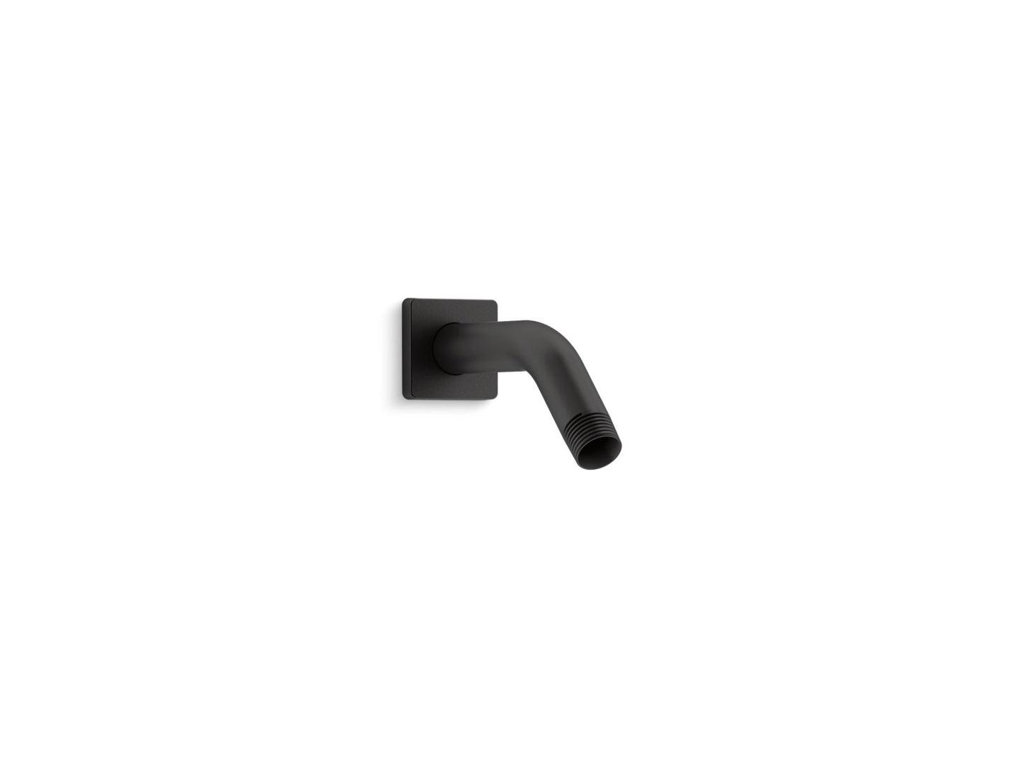 KOHLER K-20005-BL Honesty Shower Arm And Flange In Matte Black